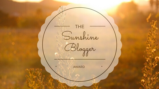 sunshine blogger award